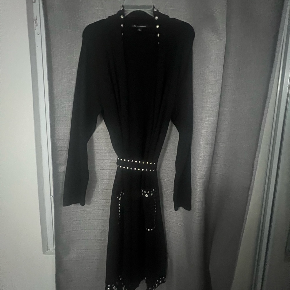 Black detailed cardigan